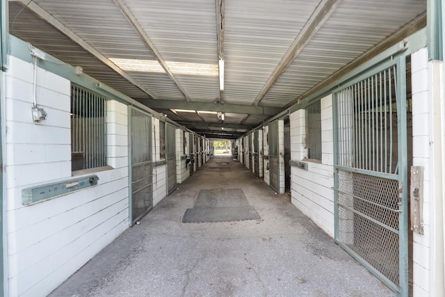 view of horse barn