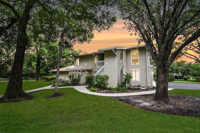 101 Vista Lagoon Ct Unit A-4, Ponte Vedra Beach, FL 32082 - mid-century inspired home with a front yard