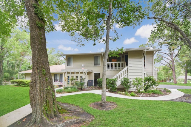 101 Vista Lagoon Ct Unit A-4, Ponte Vedra Beach, FL 32082 - view of front facade featuring a front lawn and stairs