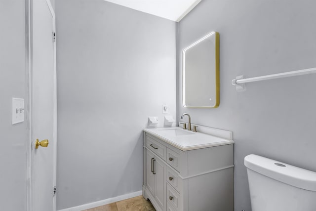101 Vista Lagoon Ct Unit A-4, Ponte Vedra Beach, FL 32082 - half bathroom featuring vanity and toilet
