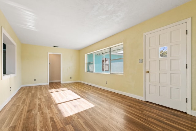 entryway featuring hardwood / wood-style flooring