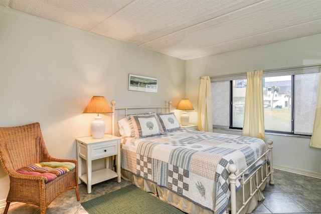 view of tiled bedroom