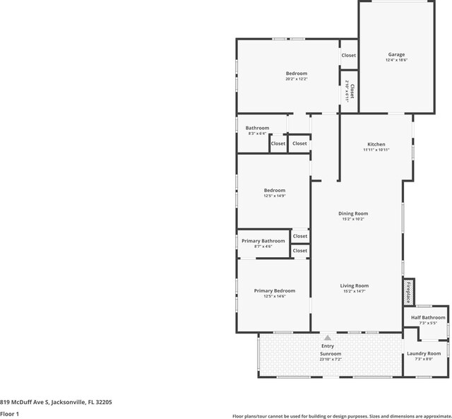 819 Mcduff Ave, Jacksonville, FL 32205 - view of layout