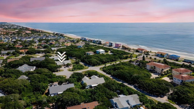 4502 Sandcastle Cir, Saint Augustine, FL 32084 - aerial view at dusk of view of water and beach