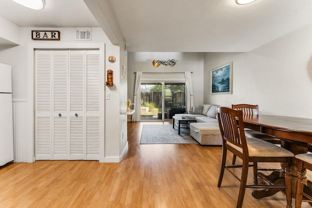 4502 Sandcastle Cir, Saint Augustine, FL 32084 - dining area featuring light wood-style floors