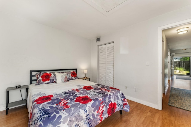 4502 Sandcastle Cir, Saint Augustine, FL 32084 - bedroom featuring wood finished floors and a closet