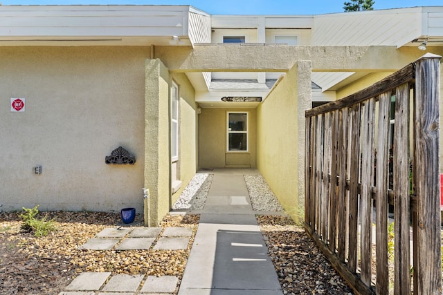 4502 Sandcastle Cir, Saint Augustine, FL 32084 - entrance to property featuring stucco siding