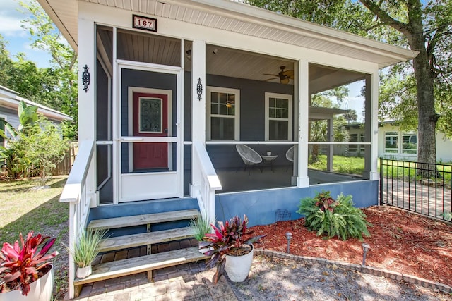 view of entrance to property