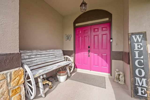 view of property entrance