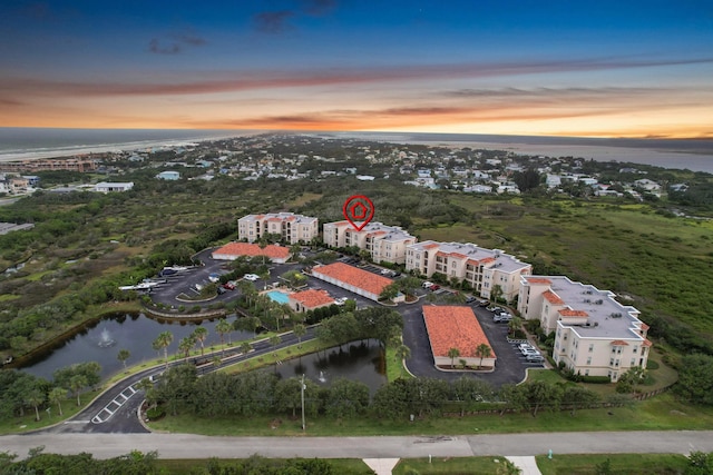 150 Pantano Cay Blvd Unit 2303, Saint Augustine, FL 32080 - aerial view at dusk of a water view and a view of apartment building / complex