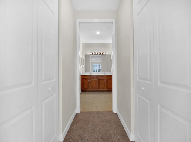 150 Pantano Cay Blvd Unit 2303, Saint Augustine, FL 32080 - corridor with carpet floors and baseboards
