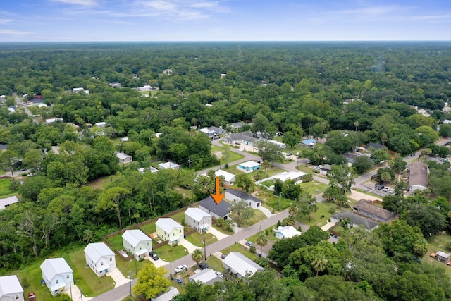 461 S Woodlawn St, Saint Augustine, FL 32084 - aerial view of residential area with a forest