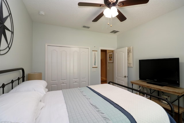 326 Gianna Way, Saint Augustine, FL 32086 - bedroom with a closet and a ceiling fan