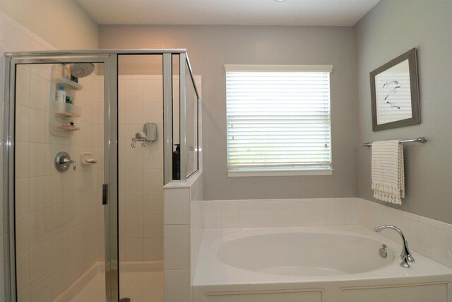 326 Gianna Way, Saint Augustine, FL 32086 - bathroom with a bath, plenty of natural light, and a stall shower