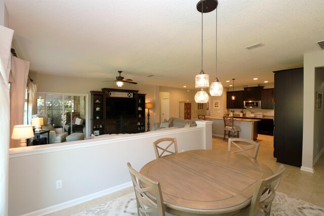 326 Gianna Way, Saint Augustine, FL 32086 - dining space featuring ceiling fan and light tile patterned flooring