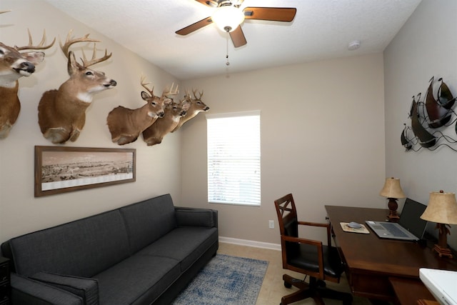 326 Gianna Way, Saint Augustine, FL 32086 - office space with a ceiling fan