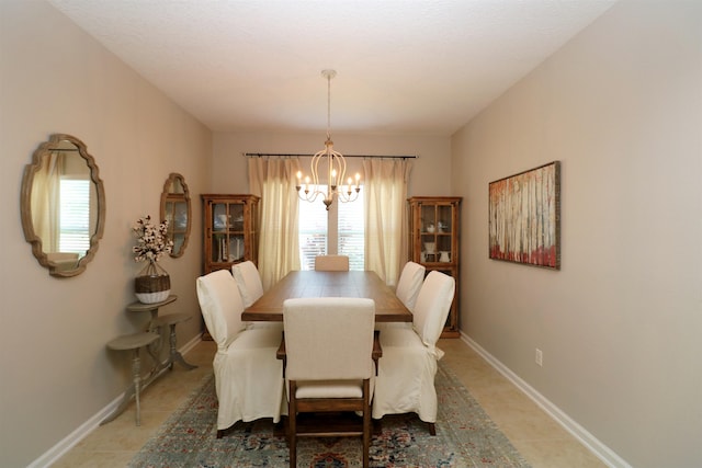 326 Gianna Way, Saint Augustine, FL 32086 - dining area with a chandelier and light tile patterned floors