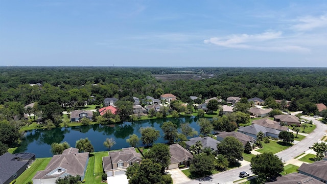 326 Gianna Way, Saint Augustine, FL 32086 - aerial view of residential area with a heavily wooded area and a nearby body of water