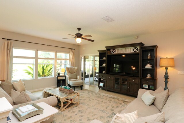 326 Gianna Way, Saint Augustine, FL 32086 - living area with a ceiling fan