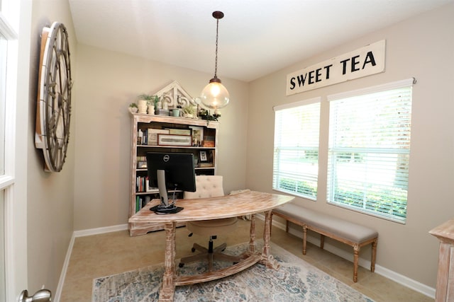326 Gianna Way, Saint Augustine, FL 32086 - tiled office space featuring baseboards