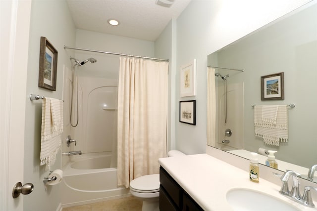 326 Gianna Way, Saint Augustine, FL 32086 - bathroom featuring vanity, shower / bath combination with curtain, and tile patterned floors