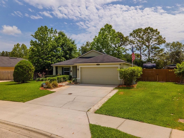 142 Patriot Ln, Elkton, FL 32033 - single story home with a garage, driveway, and stucco siding