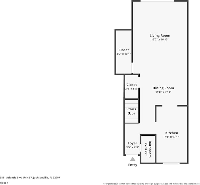 5811 Atlantic Blvd Unit 57, Jacksonville, FL 32207 - view of property floor plan