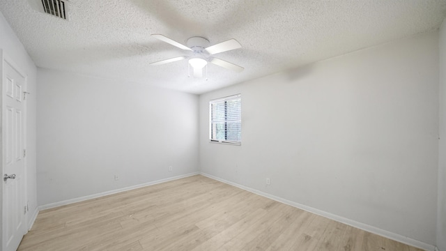 5811 Atlantic Blvd Unit 57, Jacksonville, FL 32207 - unfurnished bedroom with light wood finished floors, a textured ceiling, and ceiling fan