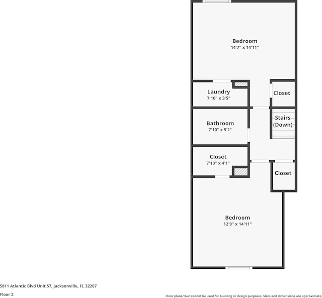 5811 Atlantic Blvd Unit 57, Jacksonville, FL 32207 - view of property floor plan
