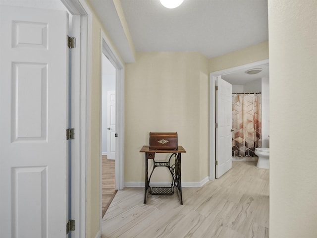 2200 Vista Cove Rd, Saint Augustine, FL 32084 - hallway with baseboards and wood finished floors