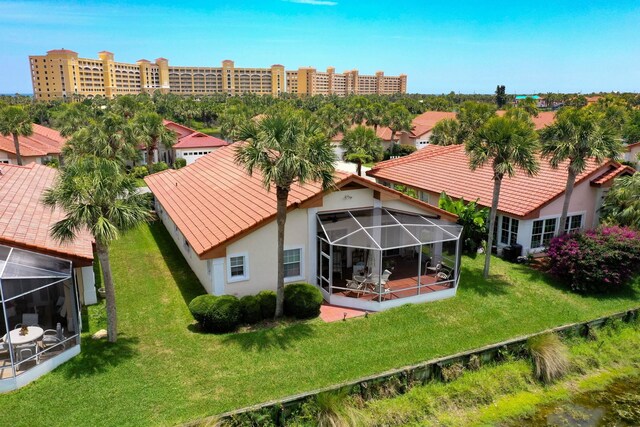 19 San Rafael Ct, Palm Coast, FL 32137 - view from above of property