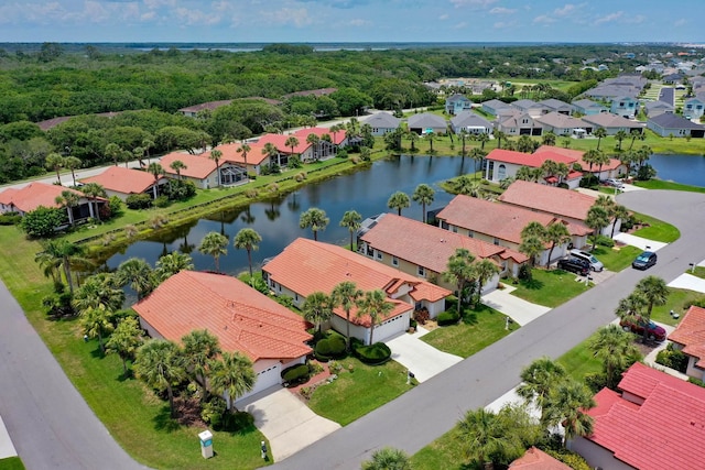 19 San Rafael Ct, Palm Coast, FL 32137 - aerial perspective of suburban area with a nearby body of water