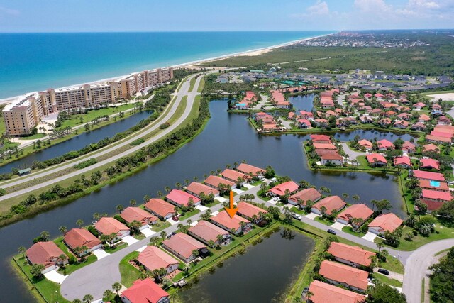 19 San Rafael Ct, Palm Coast, FL 32137 - aerial view of property and surrounding area with a nearby body of water and nearby suburban area