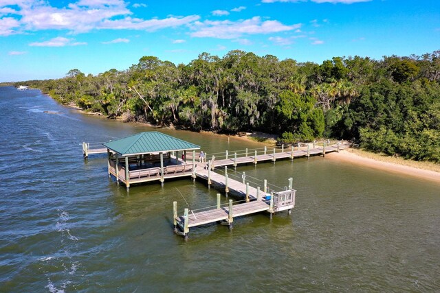 19 San Rafael Ct, Palm Coast, FL 32137 - dock with a water view