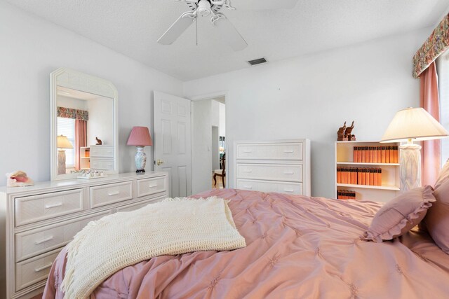 19 San Rafael Ct, Palm Coast, FL 32137 - bedroom featuring a ceiling fan