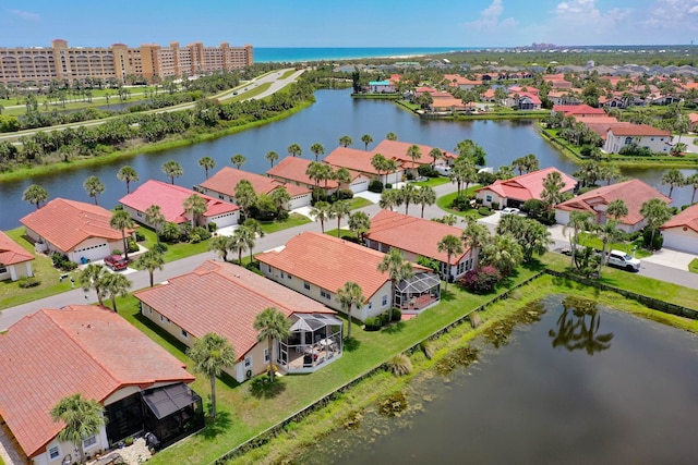 19 San Rafael Ct, Palm Coast, FL 32137 - aerial perspective of suburban area featuring a nearby body of water