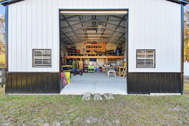 view of outbuilding