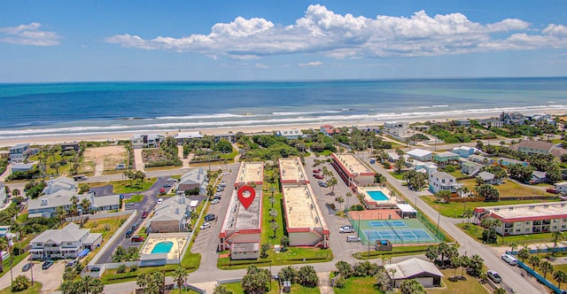 7175 A1A S # F238 # F238, Saint Augustine, FL 32080 - drone / aerial view of expansive coastline and a pool area