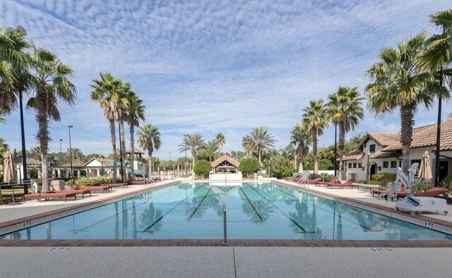 545 Sebastian Sq, Saint Augustine, FL 32095 - community pool with a patio area
