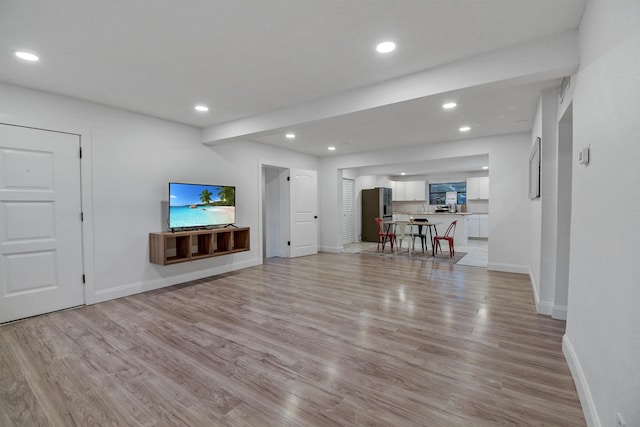 235 N Whitney St, Saint Augustine, FL 32084 - living area featuring recessed lighting and light wood-type flooring