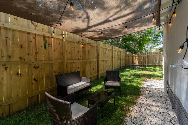 19 Phillips St, Saint Augustine, FL 32084 - view of yard with a fenced backyard