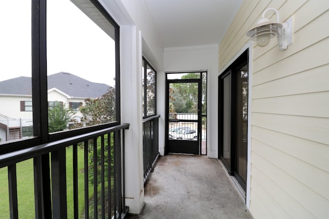 sunroom featuring a wealth of natural light