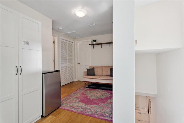 56 Dumas St, Saint Augustine, FL 32084 - living area featuring light wood-style flooring