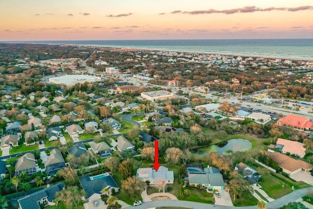 10 Marshview Dr, Saint Augustine, FL 32080 - aerial view at dusk of a water view