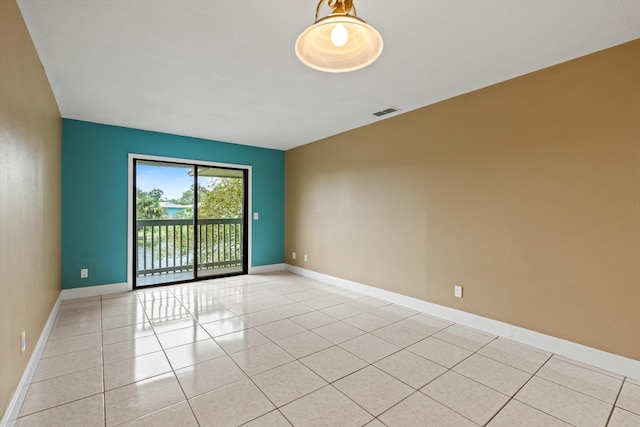 view of tiled empty room