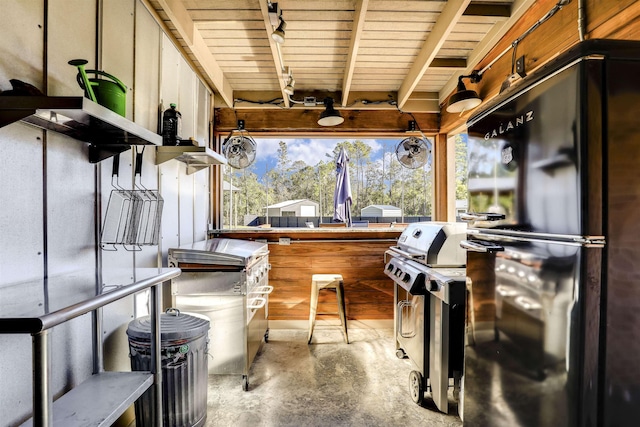 view of patio / terrace featuring area for grilling