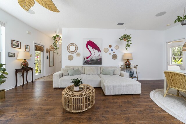 1036 Saltwater Cir, Saint Augustine, FL 32080 - living area featuring wood finished floors and a ceiling fan