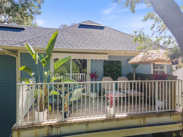1036 Saltwater Cir, Saint Augustine, FL 32080 - rear view of house with a shingled roof