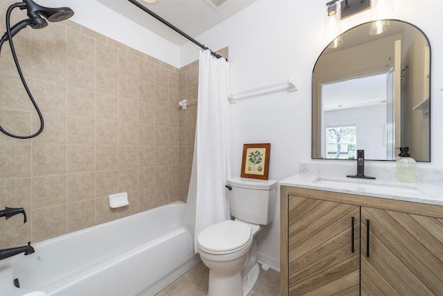 1036 Saltwater Cir, Saint Augustine, FL 32080 - full bath with shower / bath combo, vanity, and tile patterned flooring