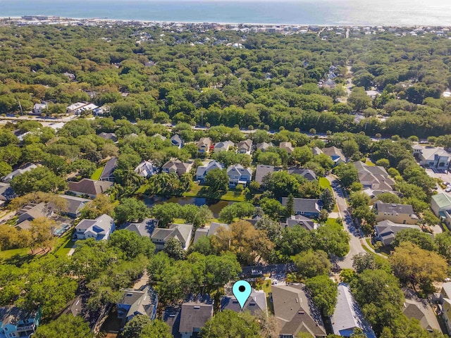1036 Saltwater Cir, Saint Augustine, FL 32080 - aerial perspective of suburban area with a nearby body of water